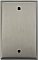 Satin Nickel Single Blank Forged Switchplate