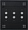 Craftsman Triple Pushbutton Forged Switchplate