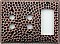 Hammered Copper Forged Double Pushbutton/ Single GFCI Forged Switchplate