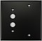 Matte Black Stamped Pushbutton / Blank Switchplate / Cover Plate