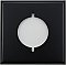 Matte Black Stamped Slotted Dryer Outlet / Two Gang
