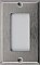 Satin Stainless Single GFCI Switchplate