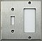 Satin Stainless Toggle / GFCI Switchplate