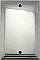 Deco Polished Nickel Single Blank Forged Switchplate