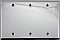 Polished Chrome Triple Blank Switchplate