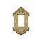 Solid Brass Victorian Switchplate - Unlacquered Polished Brass - Single GFCI