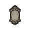 Solid Brass Victorian Switchplate - Antique Pewter - Single Blank