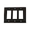 Solid Brass Egg & Dart Switchplate - Timeless Bronze - Triple GFCI
