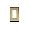 Solid Brass New York Switchplate - Antique Brass - Single GFCI