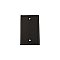 Solid Brass New York Switchplate - Timeless Bronze - Single Blank