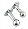 Traditional Solid Brass Towel Bar Ends Only - Multiple Finishes Available