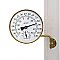 Vermont Weather Station - Thermometer and Barometer - Living Finish Brass