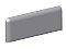 Down Corner Ceramic Tile - LEFT- 2" x 6" - Many glazes available