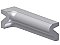 P-Cap Ceramic Tile Molding Ceramic Tile- Inside Corner Cove- 1-1/2" x 6" - Left