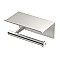 Gatco Latitude Minimalist Toilet Paper Holder With Cell Phone Shelf - Satin Nickel