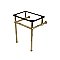 Kingston Brass Templeton 24-Inch Brass Console Sink Legs - Polished Nickel