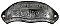 Antique Druggist's Apothecary Bin or Drawer Cup Pull - Ferri Sulph - Circa 1870
