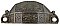 Antique Cast Iron Bin or Drawer Cup Pull - Circa 1880