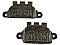 Pair of Antique Cast Iron Bin or Drawer Cup Pulls by P. & F. Corbin - Circa 1881