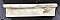 Antique "American Encaustic Tiling Co." White P Cap Molding Subway Trim Tile