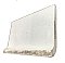 Antique White Crackle Glaze Subway 6" Sanitary Cove Base Bathroom Tile