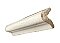 Antique White Crackle A.E. Tile Co (American Encaustic) P-Cap Chair Rail Bathroom Tile