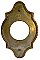 Antique Cast Bronze Cylinder Lock Collar Ring - Circa 1920