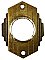 Antique Art Deco Cast Bronze Cylinder Lock Collar Ring - Circa 1920