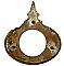 Antique Cast Bronze Cylinder Lock Collar Ring - Circa 1920
