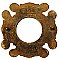 Antique Cast Bronze Cylinder Lock Collar Ring - Circa 1920