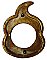 Antique Cast Bronze Cylinder Lock Collar Ring - Circa 1920