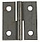 NOS 2" Left Hand Dull Steel Loose Joint Butt Hinge by Stanley - New