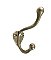 Antique Nickel Coat Hook - Circa 1900