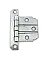 Antique Art Deco Chrome Kitchen Flush Cabinet Hinges - Circa 1950 - Sold Each