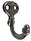Antique Cast Iron Wall Mount Hook - Circa 1890