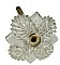 Antique Art Deco Pressed Glass Curtain Tieback - Circa 1920