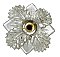 Antique Art Deco Pressed Glass Curtain Tieback - Circa 1920