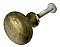 Antique Brass Cabinet Knob - Circa 1930