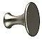 Antique Brushed Nickel Cabinet Knob - Circa 1940
