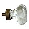 Antique Bronze and Hexagonal Glass Cabinet Knob - Circa 1910