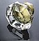 Antique Single Glass Cabinet Knob