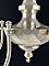 Antique Silverplate 5-Arm Ceiling Light Fixture - Circa 1910