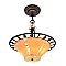 Antique Ceiling Light Fixture - Circa 1930