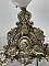 Vintage Brass 3-Light Pan Ceiling Light Fixture - Circa 1980