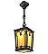 Antique Exterior Lantern Ceiling Light Fixture - Circa 1920