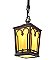 Antique Exterior Lantern Ceiling Light Fixture - Circa 1920