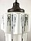 Antique Art Deco Skyscraper Pendant Ceiling Light Fixture