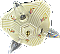 Antique "Porcelier" Orrington Series Porcelain Ceiling Light Fixture with Floral Motif - Circa 1930