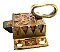 Antique Aesthetic Brass Victorian Cabinet or Transom Window Latch - Missing Keeper