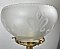 Antique 2-Light Brass Electrified Vapor Gas Ceiling Light Fixture by Best Light Co. - Circa 1900